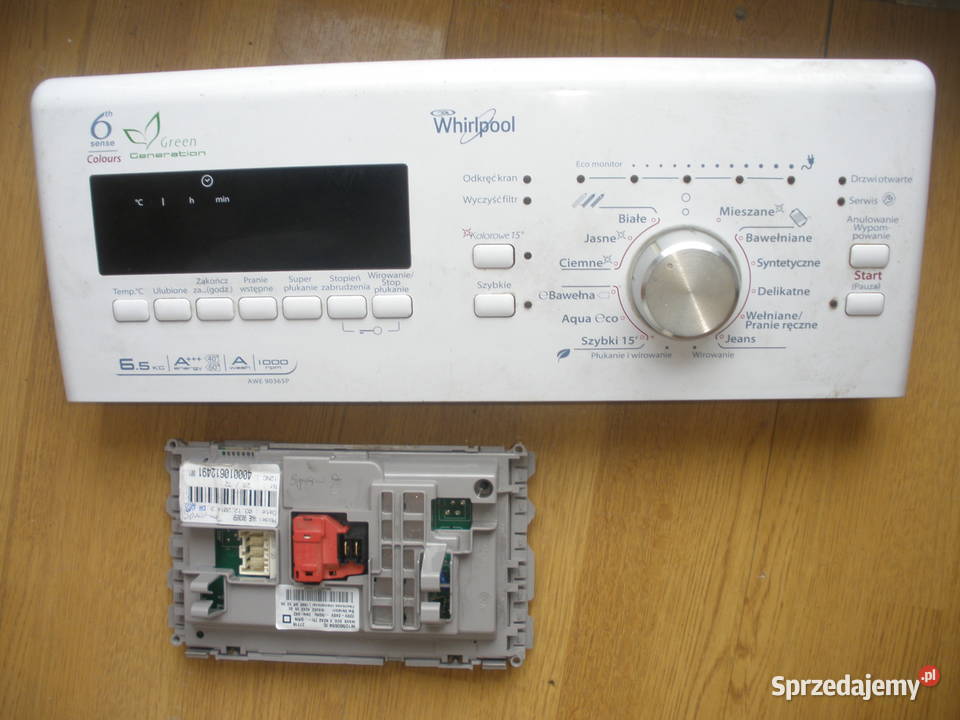 Programator moduł Whirlpool AWE90365P sprawny mazowieckie Warszawa