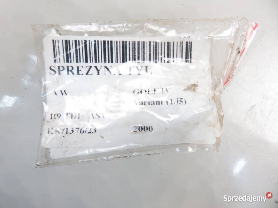 SPRĘŻYNY TYŁ VW GOLF IV KOMBI 19 TDI
