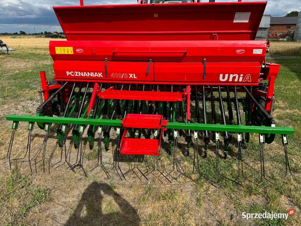 Siewnik zbożowy Unia Poznaniak 3m 2014 Agro Masz Siewniki i sadzarki Łowicz