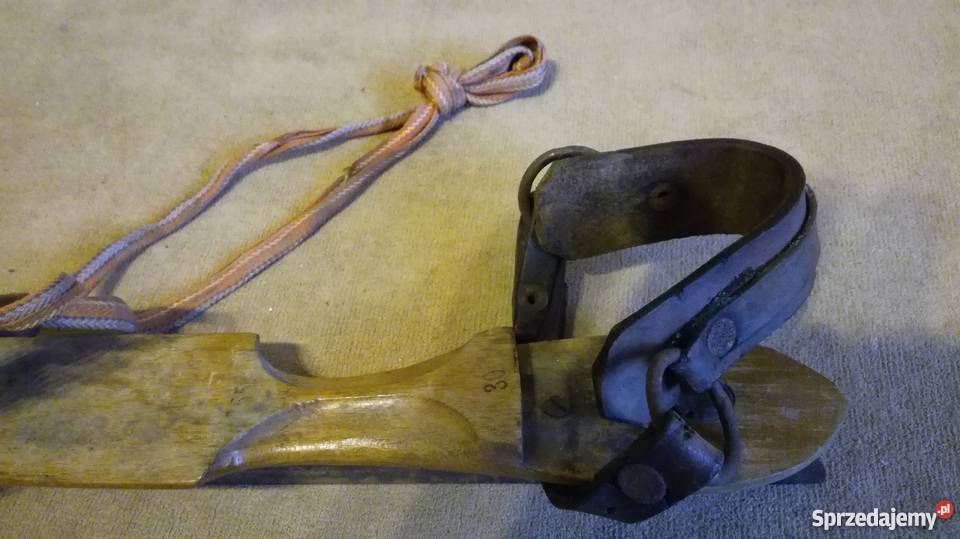 Stara drewniana łyżwa opolskie Nysa