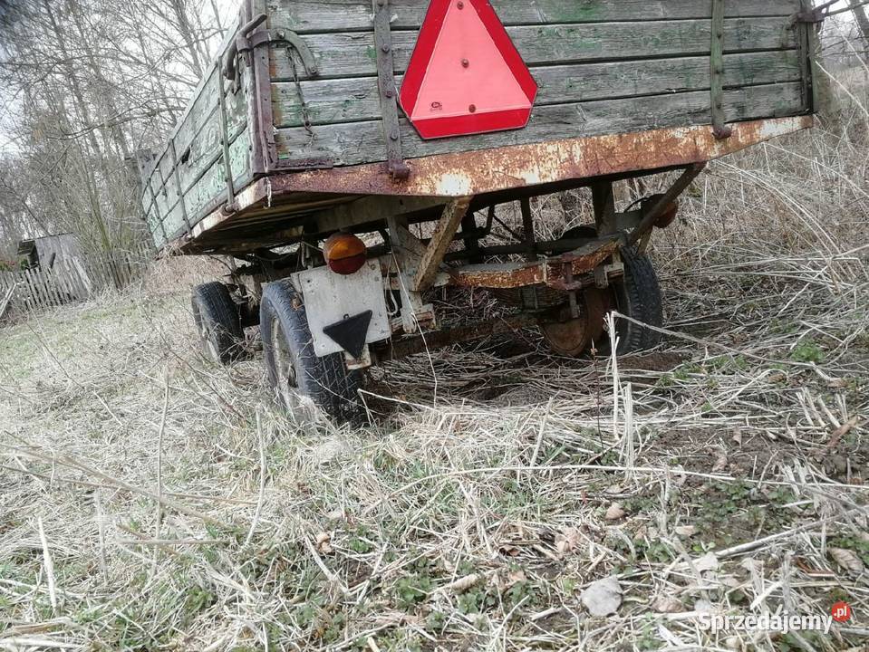 Przyczepa sztywna kiper d47 Piestrzec sprzedam