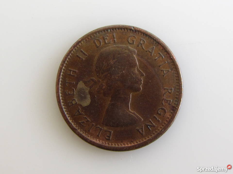 Moneta 1 Cent 1962 Kanada Olecko