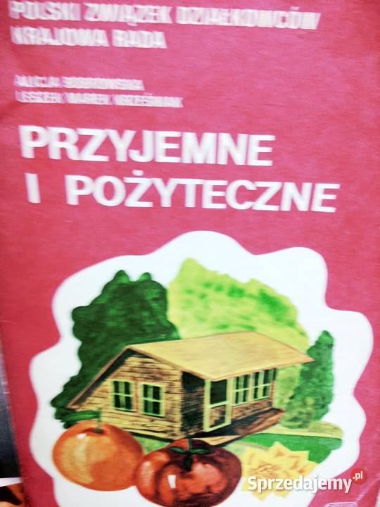 Przyjemne i pożyteczne książ antykwariat Warszawa