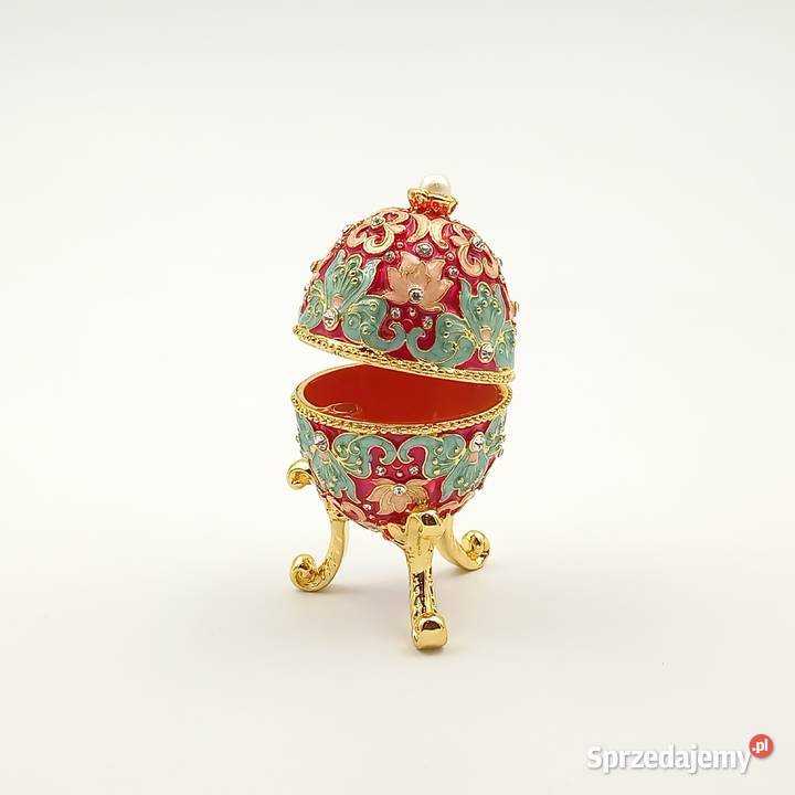Jajko jajo faberge pojemniki szkatułka Szkatułki i pudełeczka Zawiercie