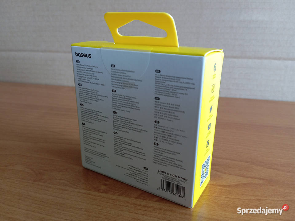 NOWY Słuchawki Bezprzewodowe Bluetooth Baseus Węgrów