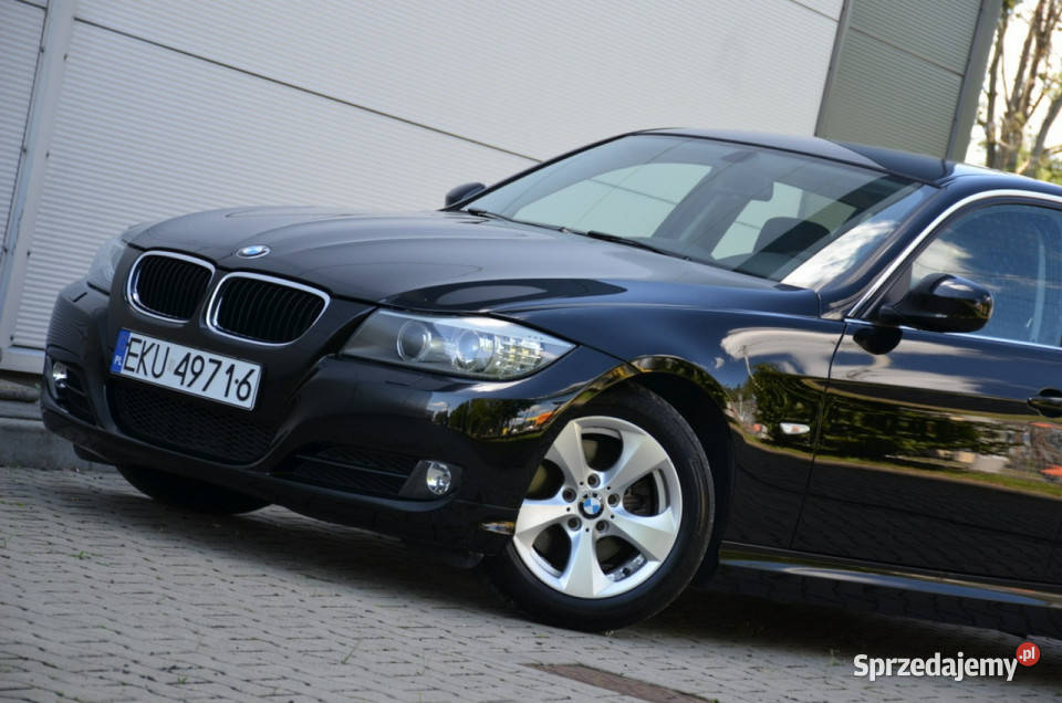 BMW 320 Czarna 320D 163 Serwis Bixenon Navi czujnik deszczu Kutno