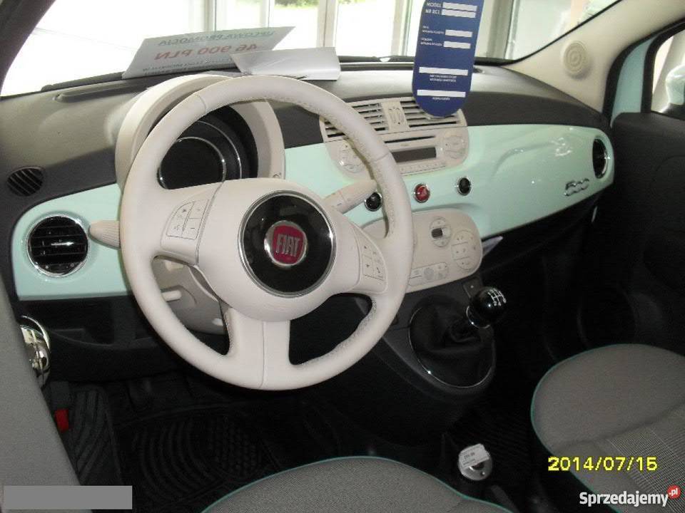 Fiat 500 zielony 69KM Legnica