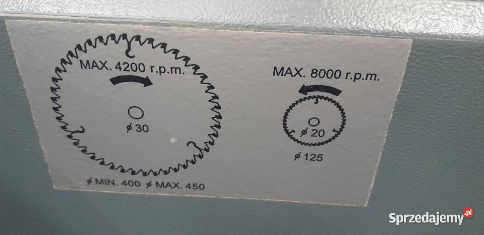 Piła formatowa Paoloni P3200AX 426 Naprawa