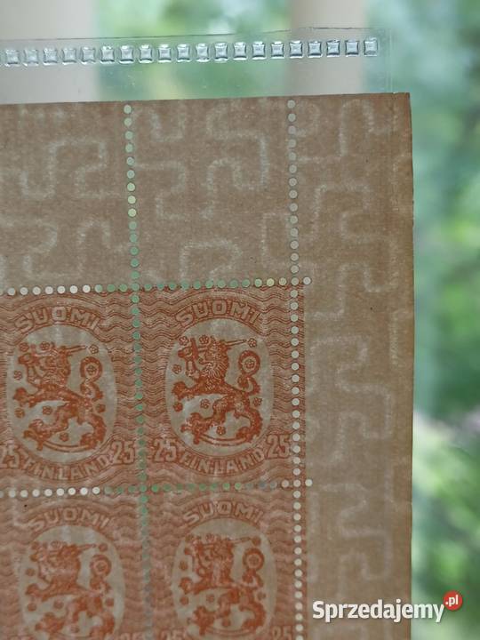 Znaczki Finlandia Znak Wodny Germańska Swastyka Siedlce sprzedam