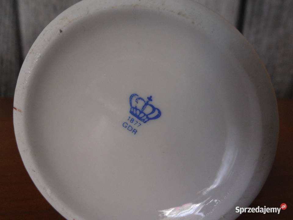 Ceramiczny mały kufel GDR Raszków