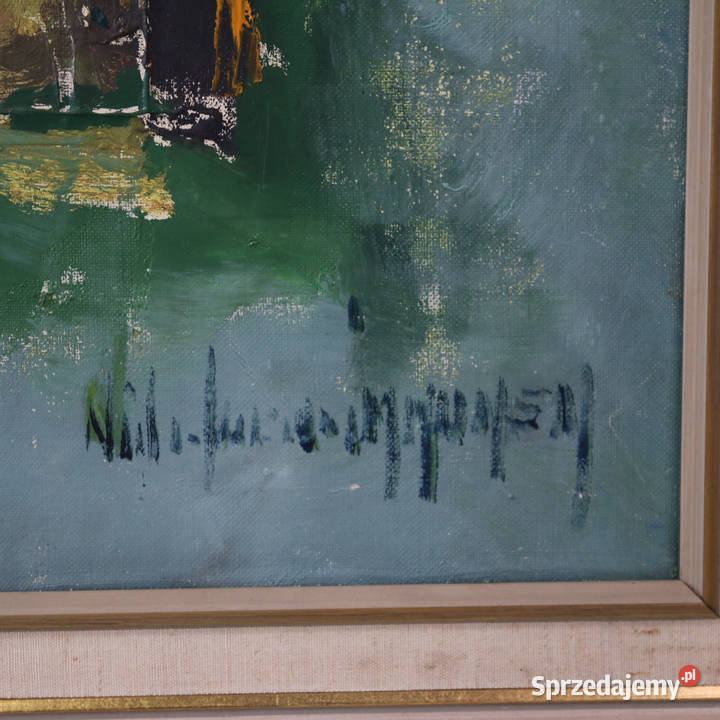 ARTexpert Obraz olejny na płótnie unikalne Malarstwo Dobrzany