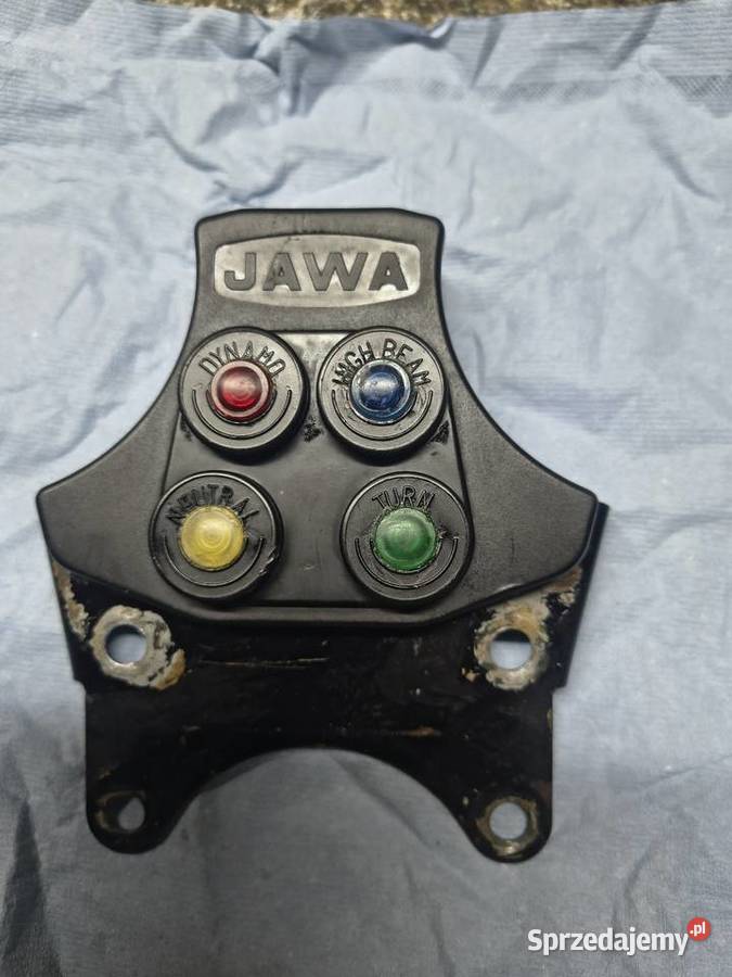 Konsola pułka z kontrolkami Jawa 350