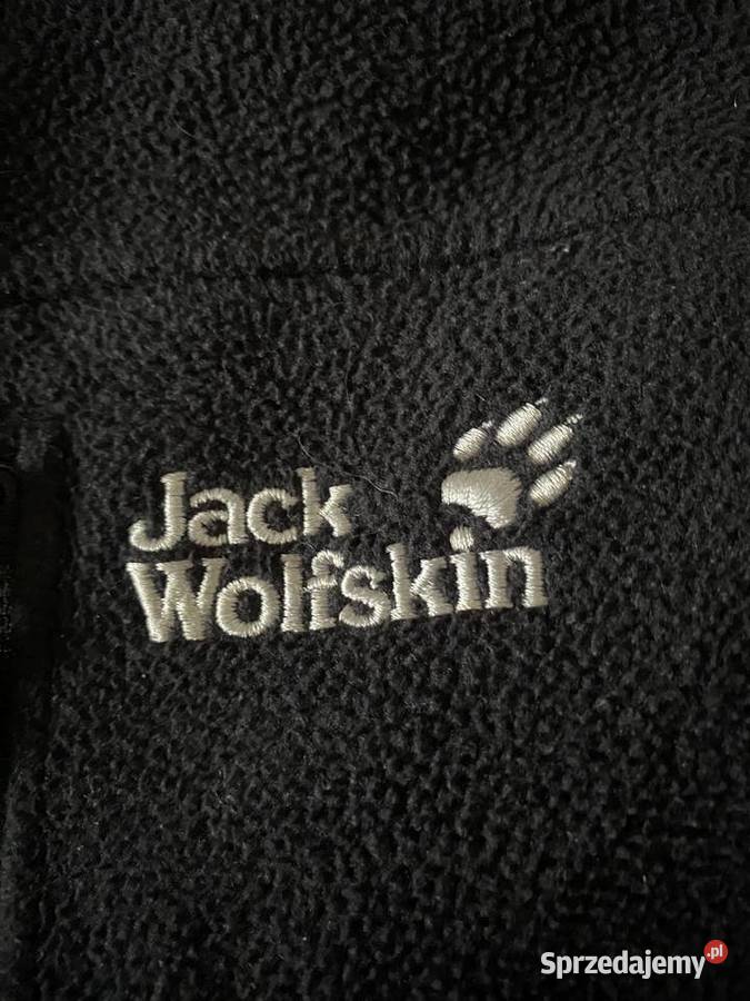Bluza polar męski czarna JACK WOLFSKIN M OKAZJA Zamość