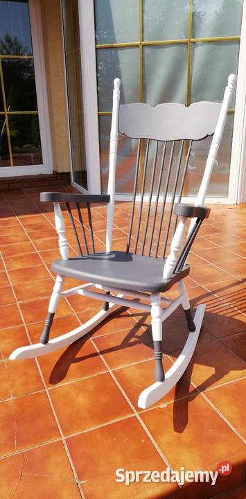 Fotel bujany na biegunach krzesło Garwolin
