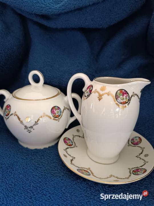 Porcelana Victoria mlecznik talerzyk cukiernica Cukiernice Jastrzębie-Zdrój