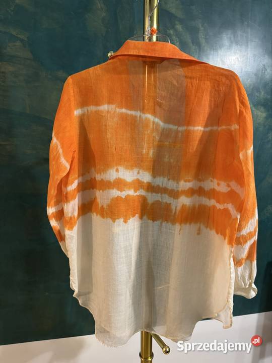 Koszula damska 34 Massimo Dutti pomarańczowa Bluzki i koszule