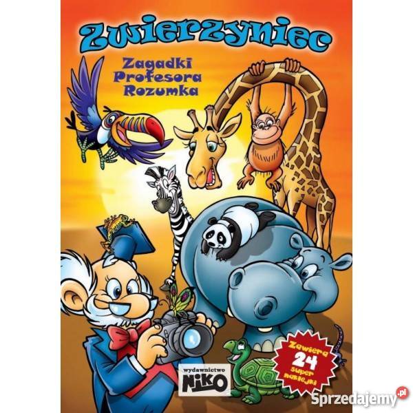 Zwierzyniec Zagadki Profesora Rozumka naklejki mazowieckie Warszawa