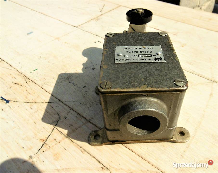 wyłącznik krańcowy kw 2211 krańcówka prl 1976 Namysłów