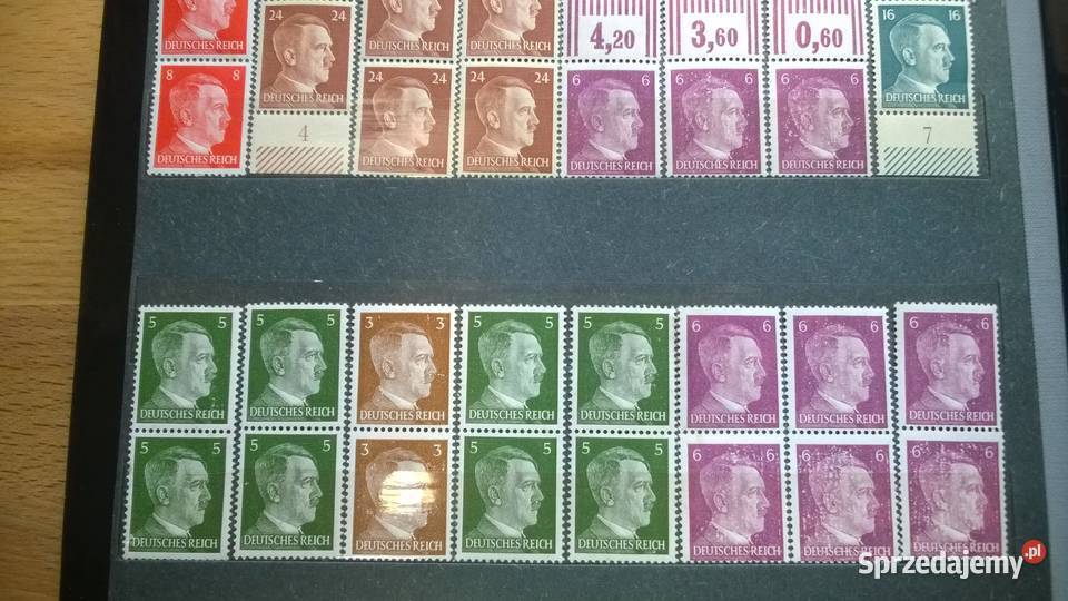 znaczki III RZESZA zestaw 80 czyste mazowieckie Warszawa