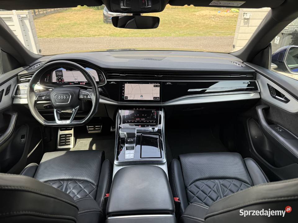 Audi Q8 30 DIESEL Salon Polska SLINE Pełna Stan elektryczne lusterka Konin