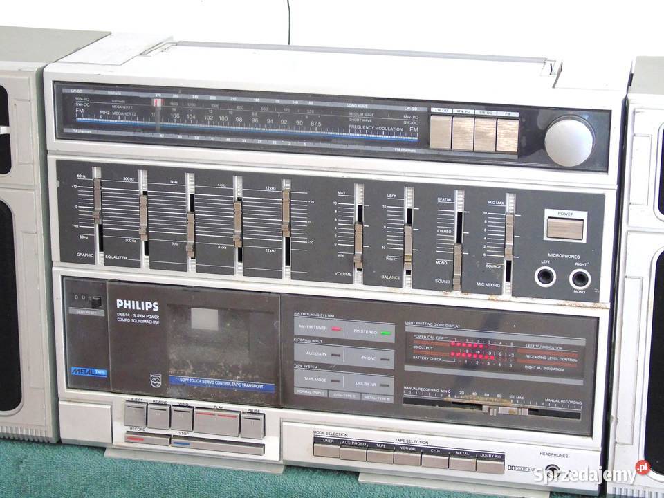 Radio magnetofon Philips D8644 Vinage WYSYŁKA Radioodtwarzacze Jasło