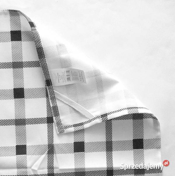 kuchenna serwetka z bawełnybiało czarna serweta Łódź