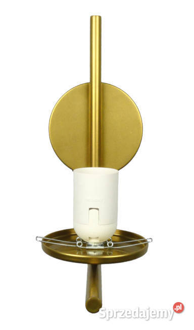 Złoty kinkiet BOLLALT kula 18 kujawsko-pomorskie