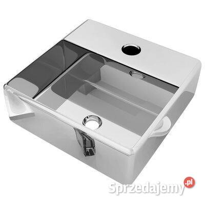 Umywalka z otworem na baterię 38x30x115 ceramika Umywalki