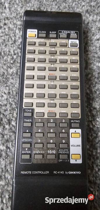 Pilot ONKYO audio RC414S wysyłka Kraków