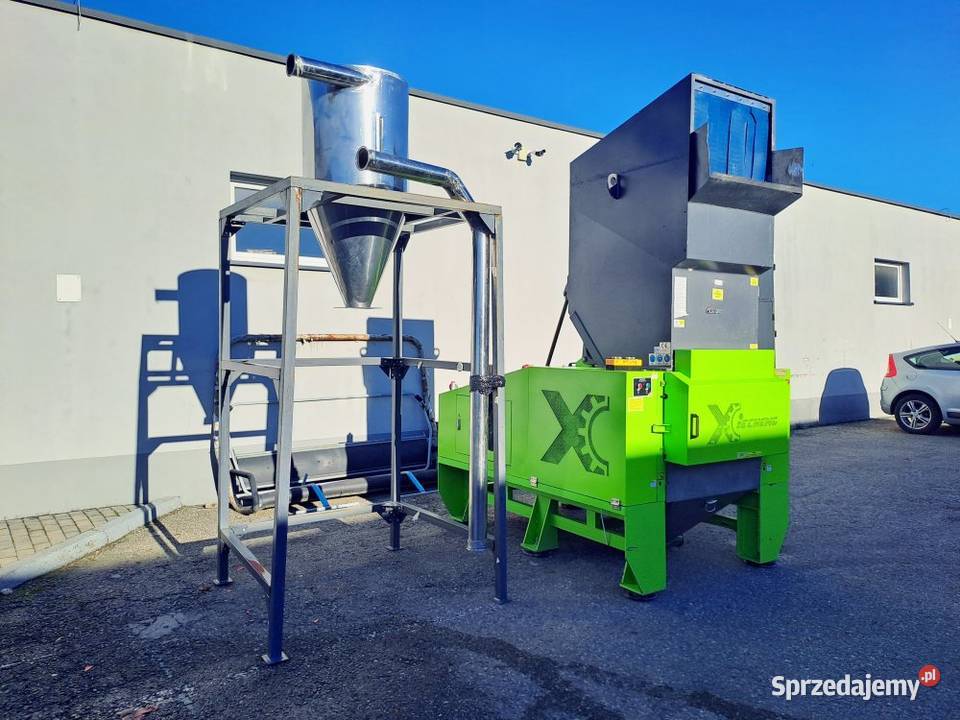 Młyn kaskadowy do recyklingu XC Wartacz 37 kW Produkcja Stary Sącz