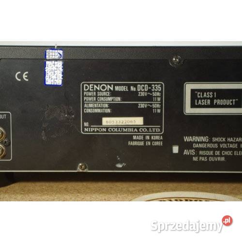 Denon DCD335 klasyczny odtwarzacz CD PCM Audio śląskie