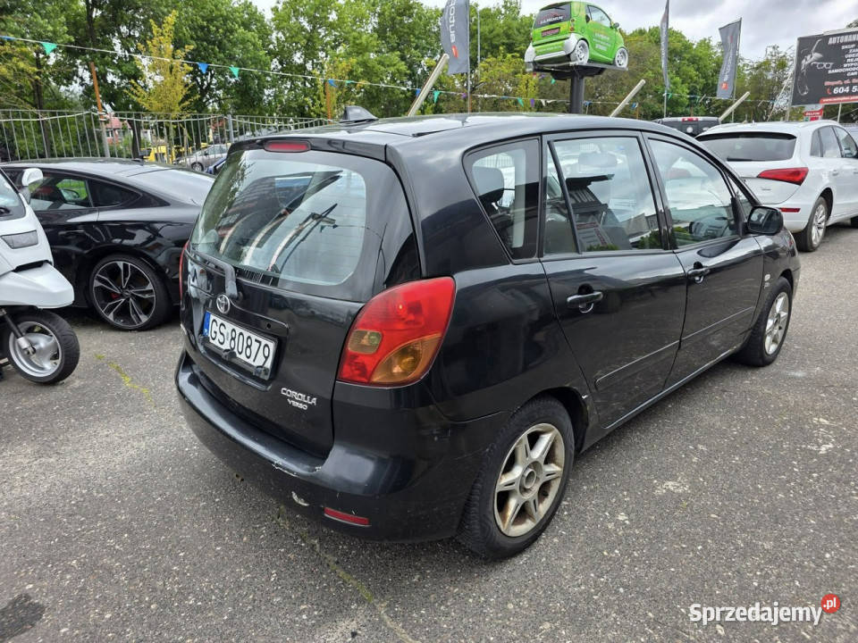 Toyota Corolla Verso 20 Diesel 90 Klimatyzacja manualna Słupsk