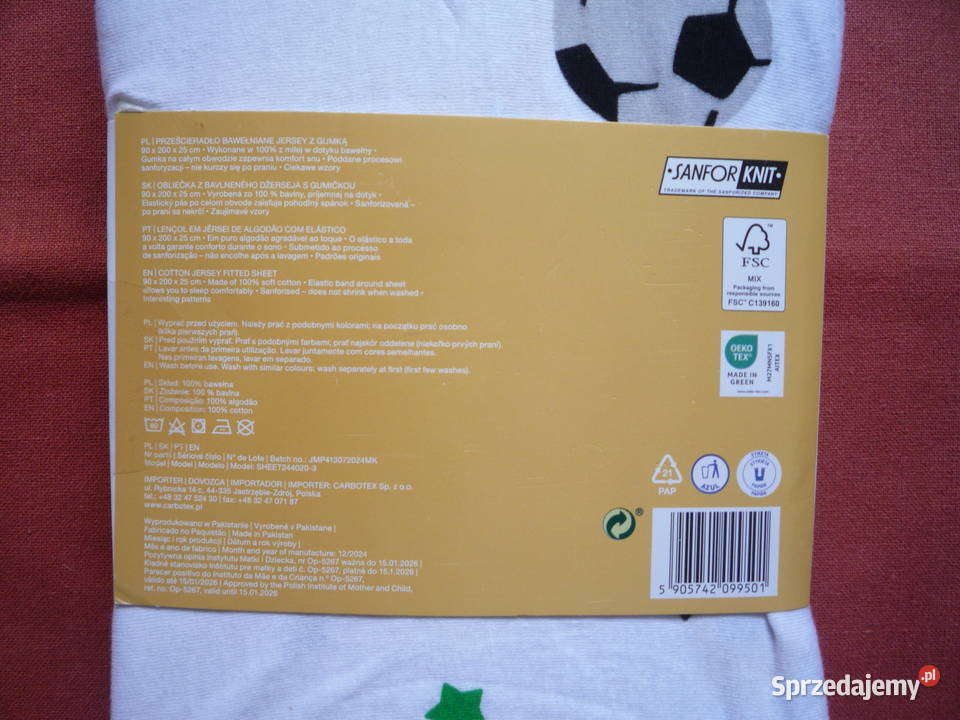 Smukee Kids Prześcieradło bawełniane jersey z