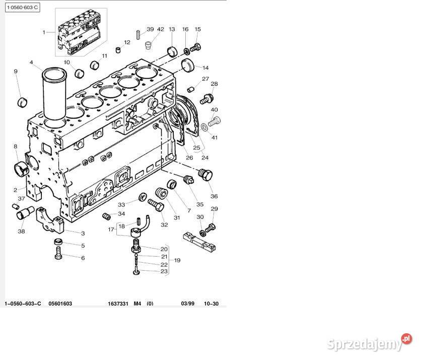 Perkins 10066 T6 1006 TG silnik katalog części Kielce