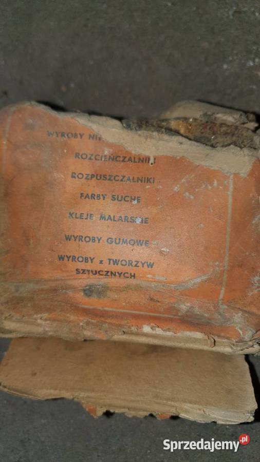 Bursztyn stara kalafonia żywica Fabryka Klejów i mazowieckie