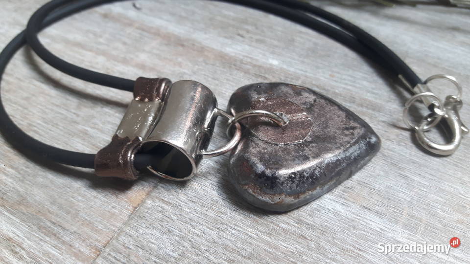 Naszyjnik ceramiczny ręcznie wykonany