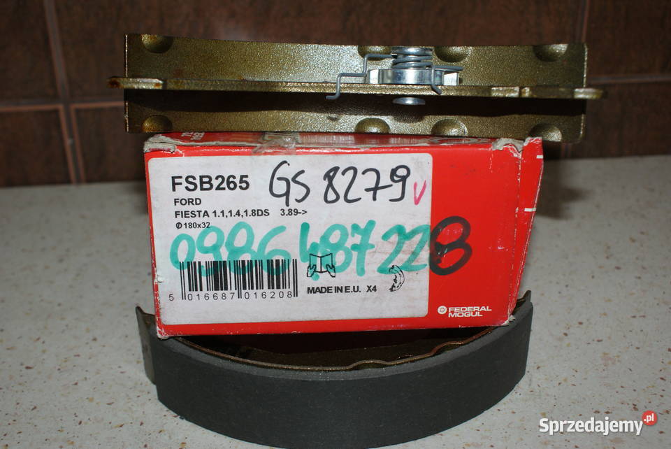 0 986 487 228 BOSCH SZCZĘKI HAMULC FORD FIESTA Białobrzegi