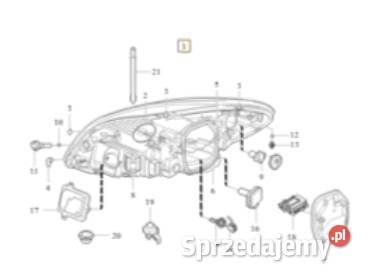 VOLVO C70 reflektor prawy przod oryginalny Bielany Wrocławskie sprzedam