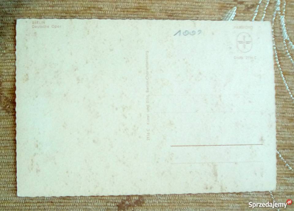 BERLIN BUDYNEK OPERY I SIEDZIBA BALETU Piszczac sprzedam