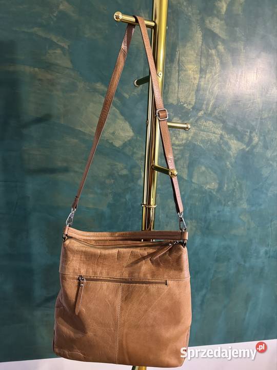 Torba damska Venezia camel z paskiem długim i Dla kobiet Częstochowa