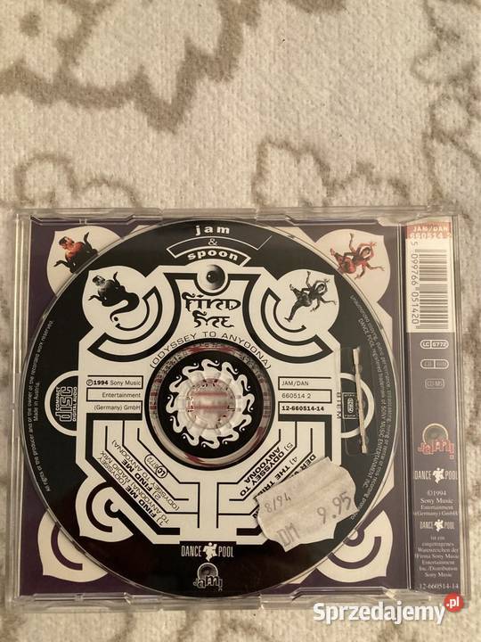 Płyta CD 1 singiel Jam Spoon Feat Plavka Odyssey Czerwionka-Leszczyny