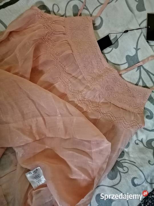 VILA bluzka Top bluzeczka na ramiączkach Haft Leszno