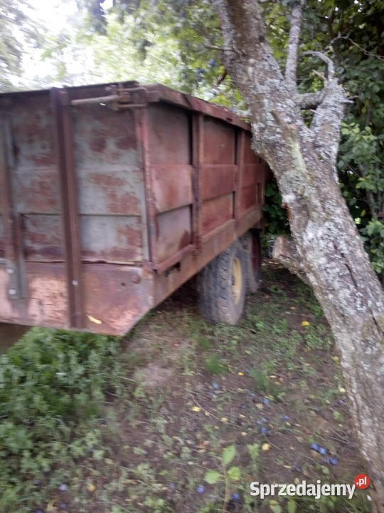 Tandem rama pod zabudowe Przyczepy rolnicze Bukówko sprzedam