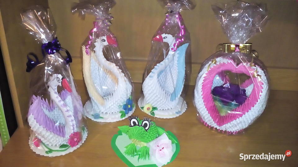 ORIGAMIPrezenty każdego i na każdą okazję Rękodzieło Antyki, Sztuka, Kolekcje lubelskie Puławy