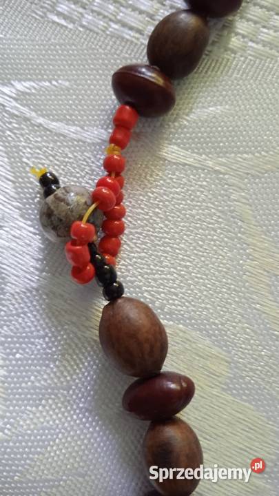 NASZYJNIK Z NATURALNYCH NASION EGZOTYCZNYCH wielkopolskie Piła sprzedam
