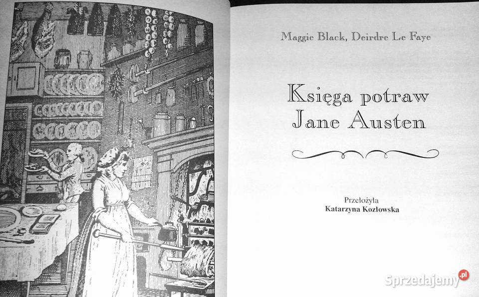 Księga potraw Jane Austen Maggie Black Deirdre miękka Chełm