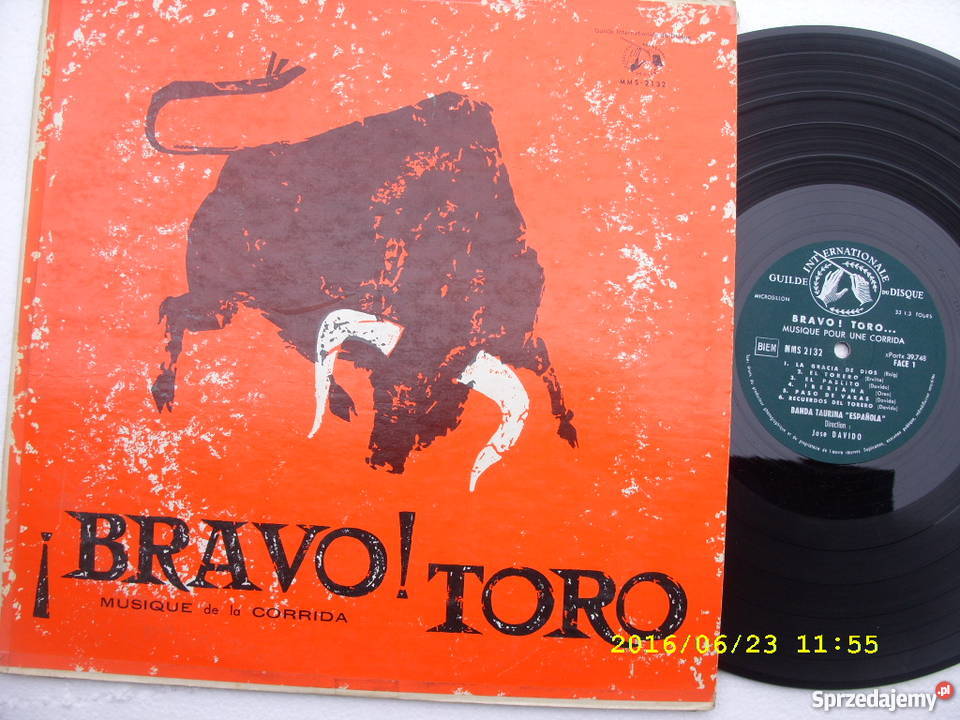 Folk LP BRAVO TOROMUSIQUE CORRIDA Espana Wołów