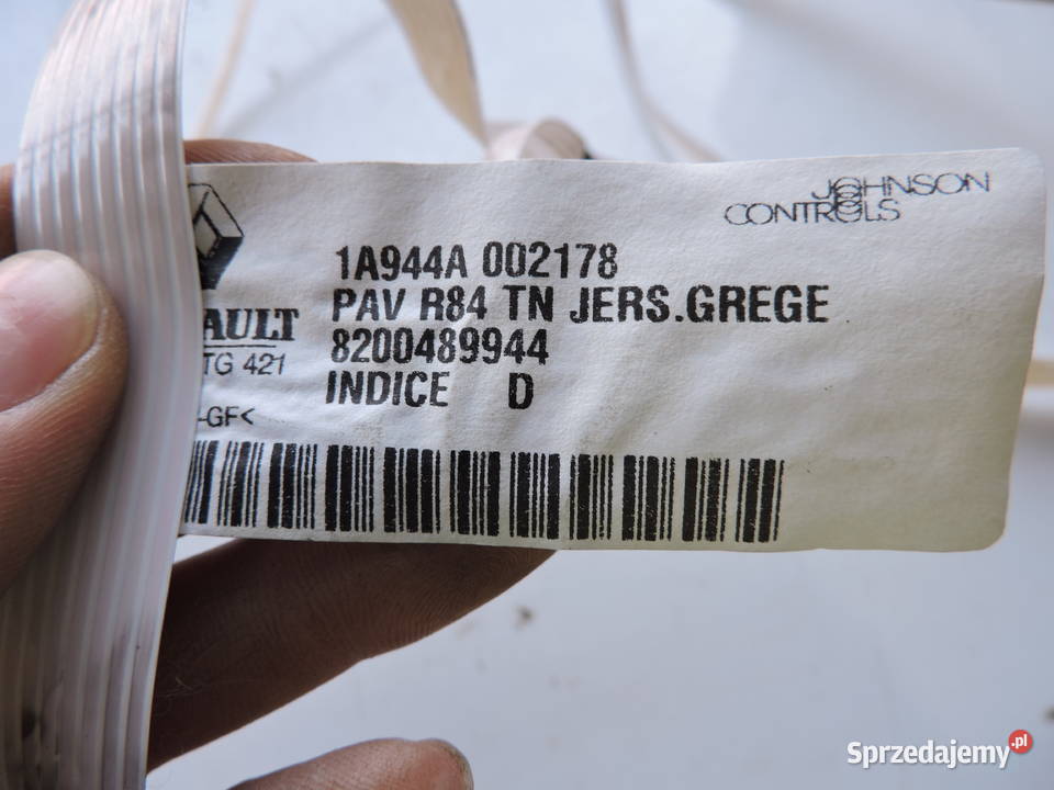 Wiązka podsufitki Renault Grand Scenic II 16 B śląskie Myszków sprzedam