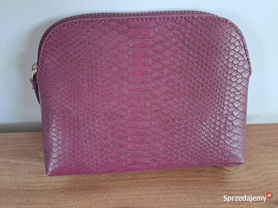 Kosmetyczka w formie torebki imitacja skóry węża Warszawa