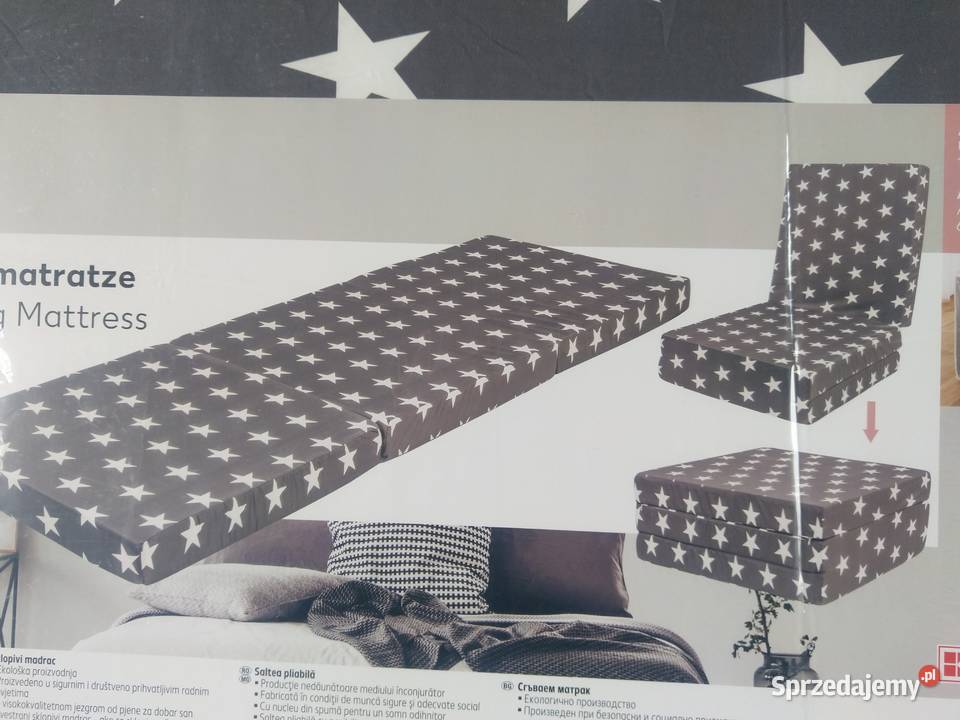 NAJTANIEJ Materac Składany Do Spania Leżenia Puf Zabrze